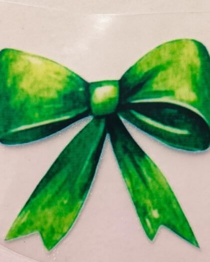 Green Bow Azadi Patch - 3"x3"