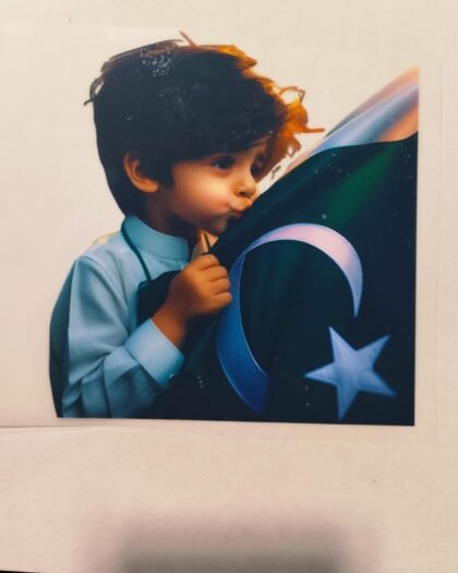 Boy Kissing Flag Azadi Patch - 5"