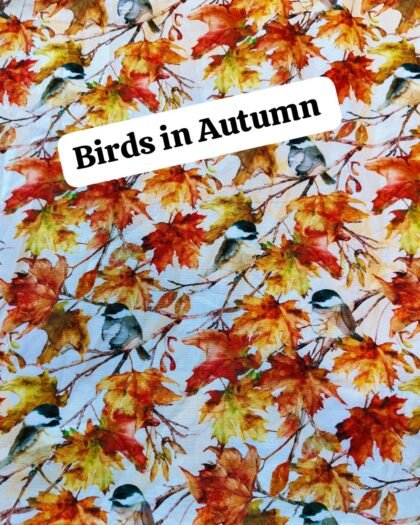 Birds In Autumn Funky Cotton - 45"