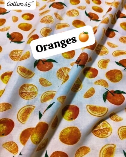 Oranges Funky Cotton - 45"