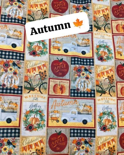 Autumn Funky Cotton - 45"