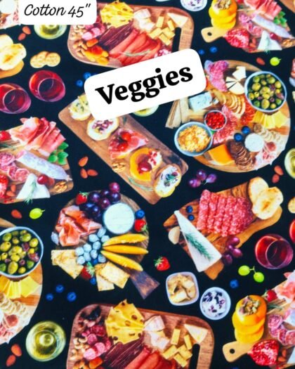 Veggies Funky Cotton - 45"