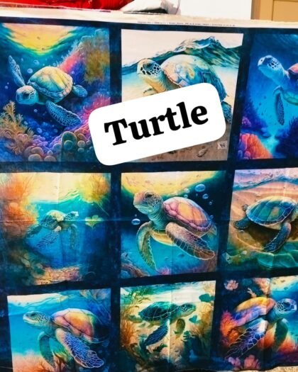 Turtle Funky Cotton - 45"