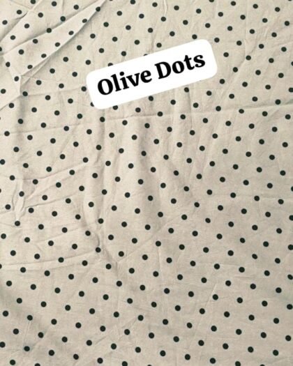 Olive Dots Funky Cotton - 45"