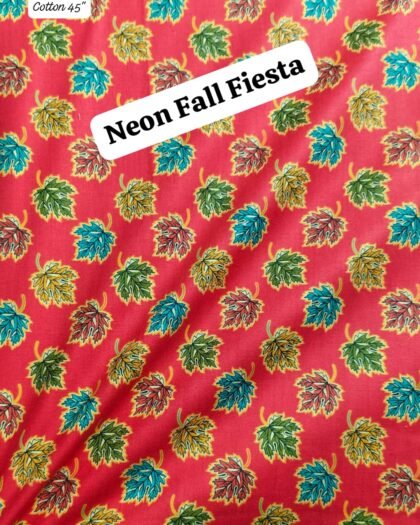 Neon Fall Fiesta Funky Cotton - 45"