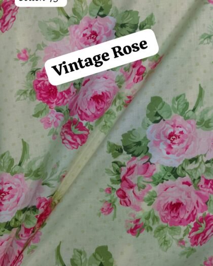 Vintage Rose Funky Cotton - 45"