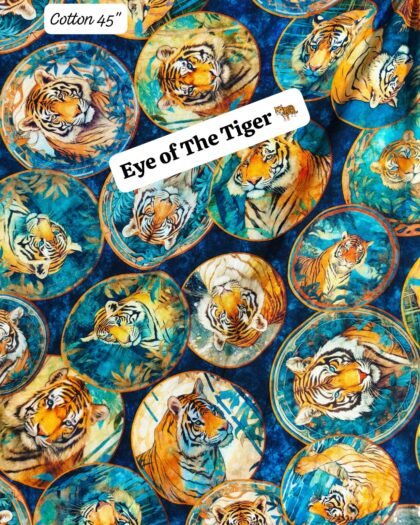 Eye Of The Tiger Funky Cotton - 45"