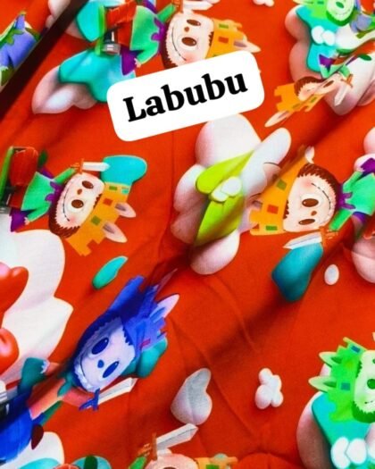 Labubu Funky Stone Linen — 63"