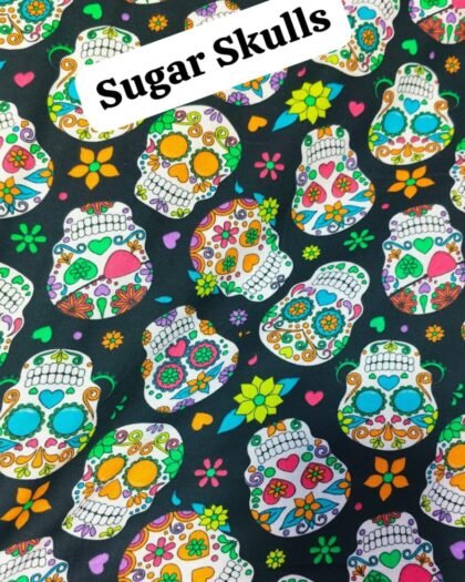 Sugar Skulls Funky Cotton — 45"