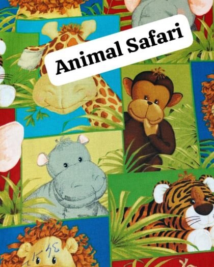 Animal Safari Funky Cotton — 45"