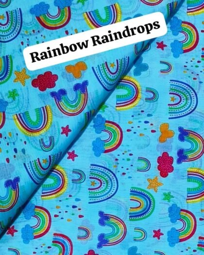 Rainbow Raindrops Funky Lawn — 39"