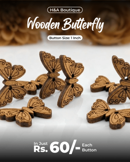 Wooden Butterfly