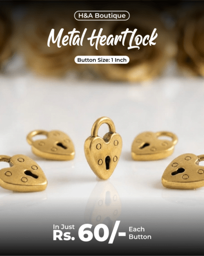 Metal Heart Lock