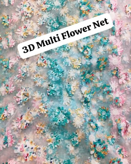 3D Multi Flower Net - Luxury Lawn 63"