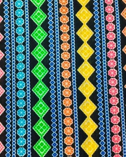 Stripes with dots Doriya Lawn — 65"