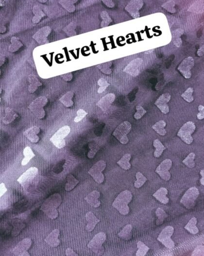 Velvet Heart Luxury Fabric — 63"