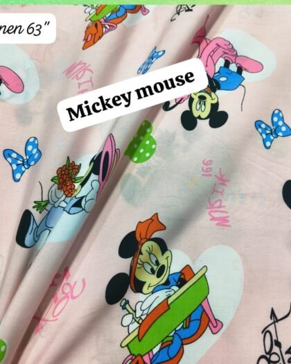 Mickey Mouse Funky Stone Linen — 63"