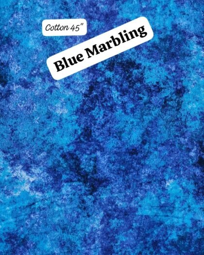 Blue Marbling - Funky Cotton 45"
