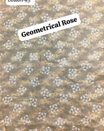 Geometrical Rose - Funky Cotton 45"