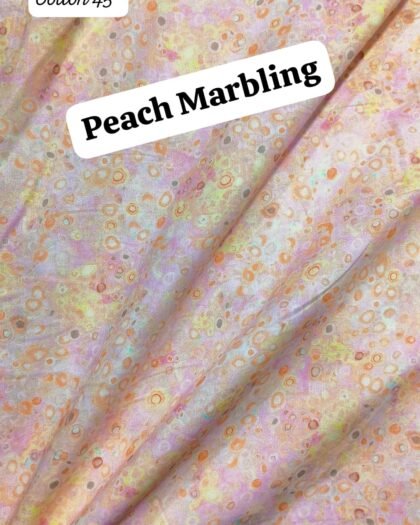 Peach Marbling - Funky Cotton 45"
