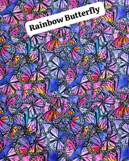 Rainbow Butterfly - Funky Cotton 45"