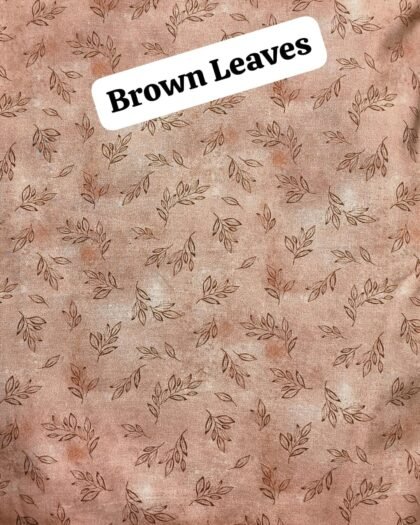 Brown Leaves - Funky Cotton 45"