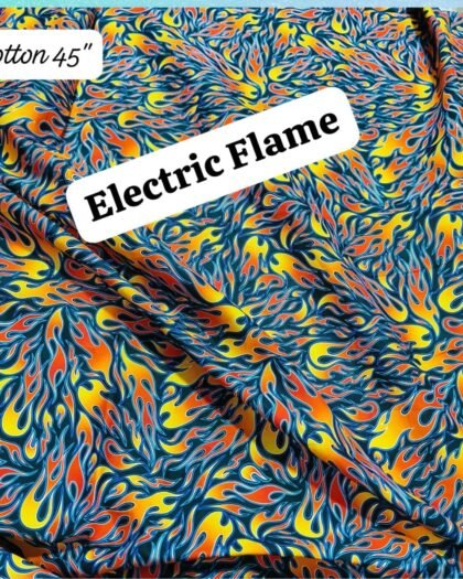 Electric Flame Funky Cotton — 45"