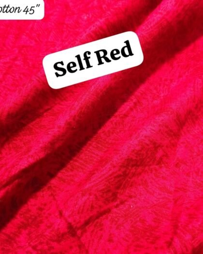 Self Red Funky Cotton — 45"