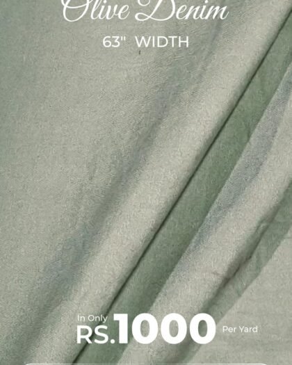 Olive Denim - Denim — 63"
