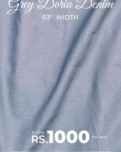 Grey Doria Denim - Denim — 63"