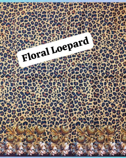 Floral Leopard - Funky Khaddar 39"