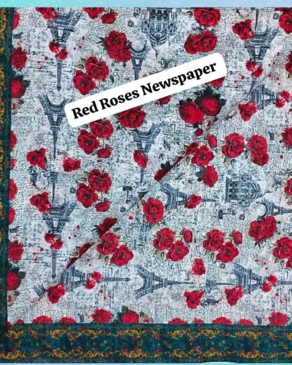 Red Roses Newspaper - Funky Khaddar 39"