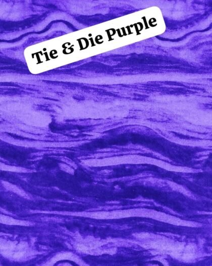 Tie & Die Purple Funky Felaline — 45"